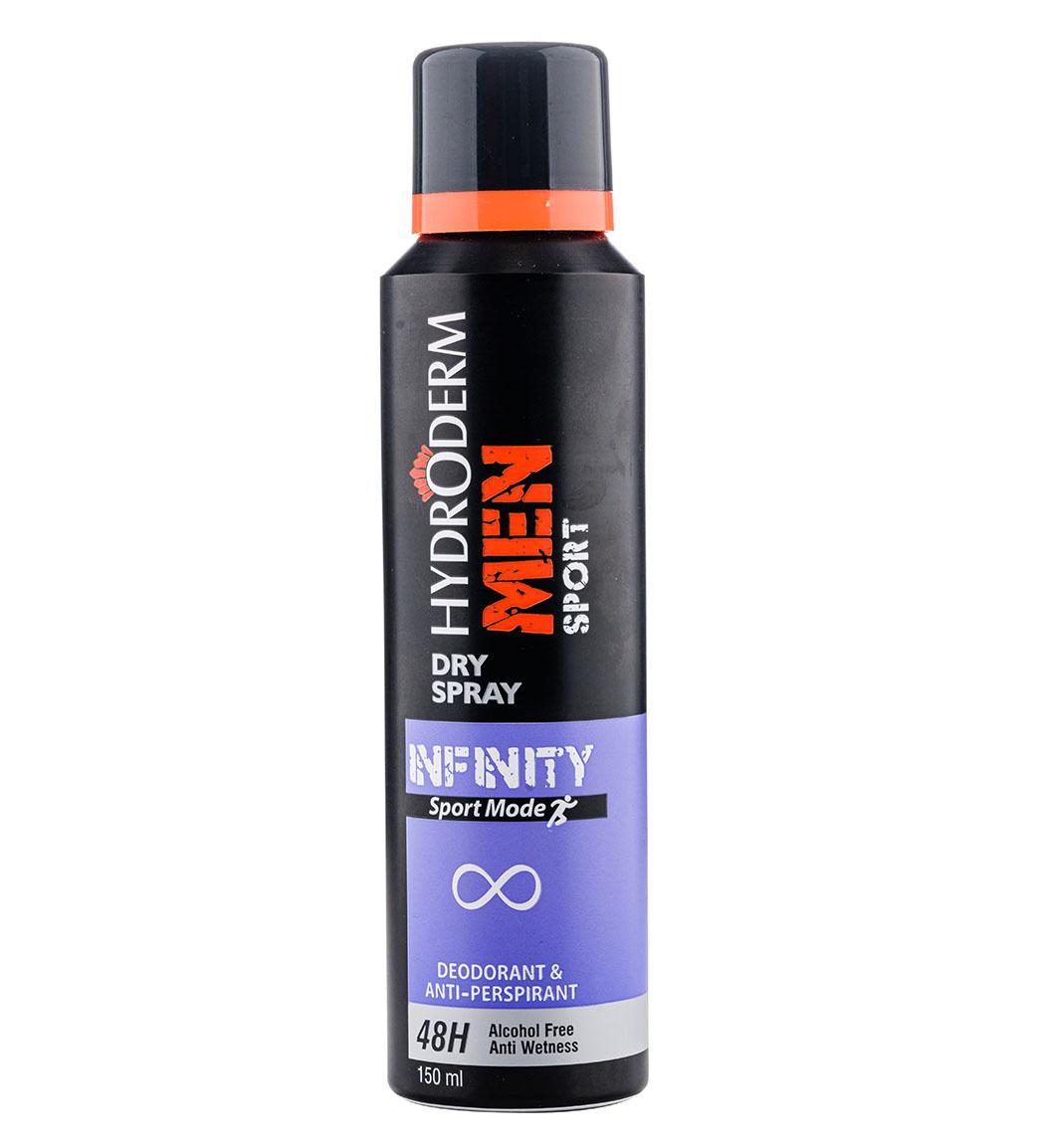 اسپری دئودورانت مردانه Men Infinity Sport Mode حجم 150میل هیدرودرم