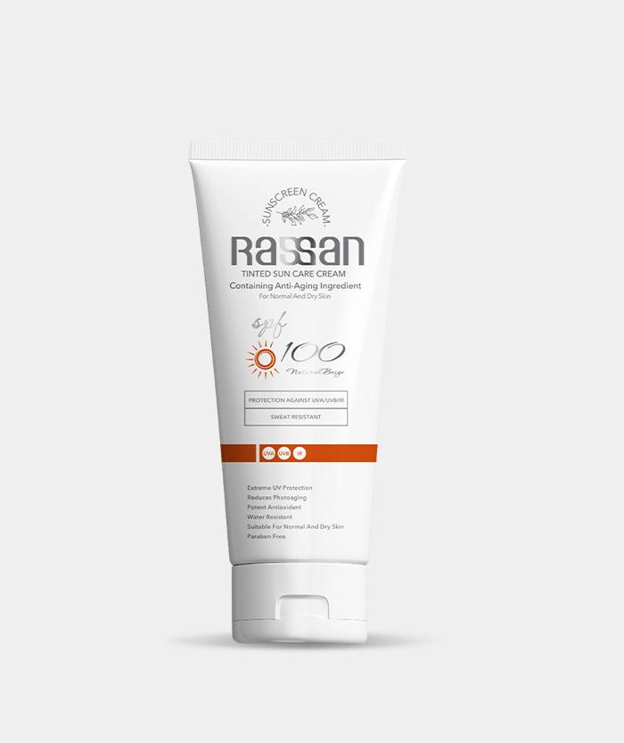 ضد آفتاب کرم پودری SPF100 مناسب پوست خشک 40 میل راسن