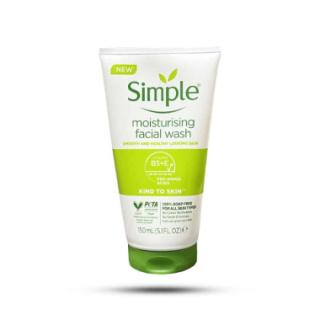 ژل شستشوی صورت مدل Moisturizing حجم 150 میلی لیتر سیمپل