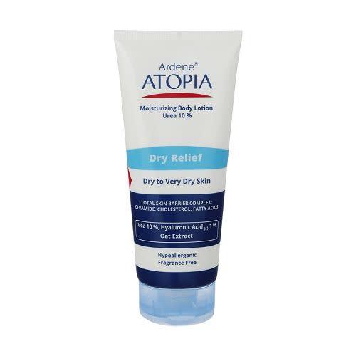 لوسیون مرطوب کننده قوی بدن مدل Dry Relief حاوی اوره 10درصد 200میل اتوپیا آردن