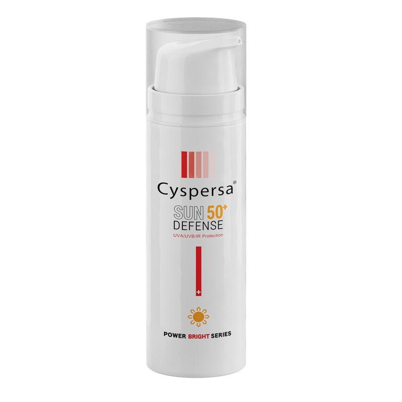 کرم ضد آفتاب بی‌رنگ ، با SPF50، مدل ضدلک، مناسب برای انواع پوست، 50 میل  سیسپرسا
