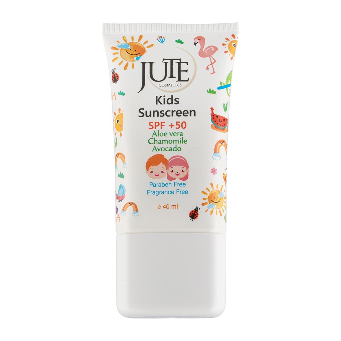 کرم ضد آفتاب کودکان دارای SPF50 حجم 40 میل ژوت