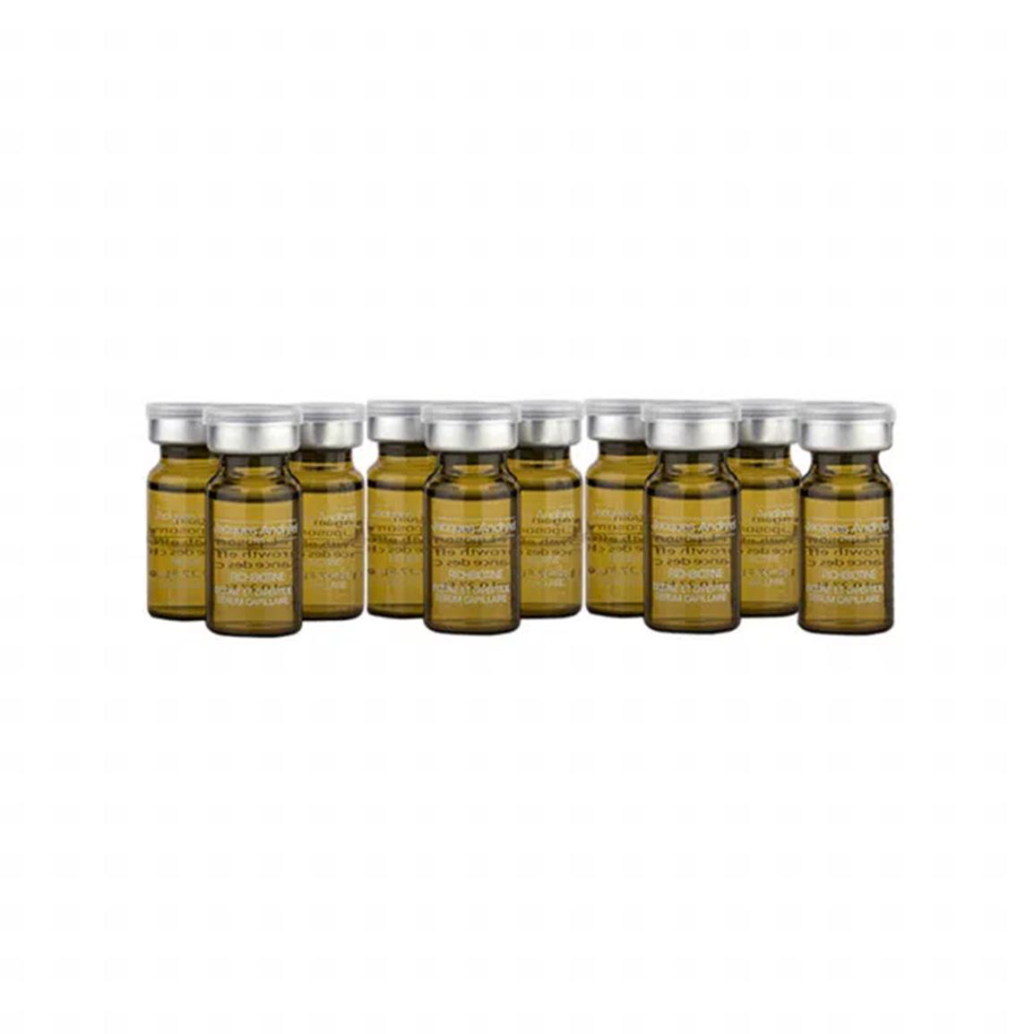 ویال تقویت کننده مو حاوی بیوتین و دی پپتید حجم 8 میلی لیتر بسته 10 عددی ژاک آندرل پاریس