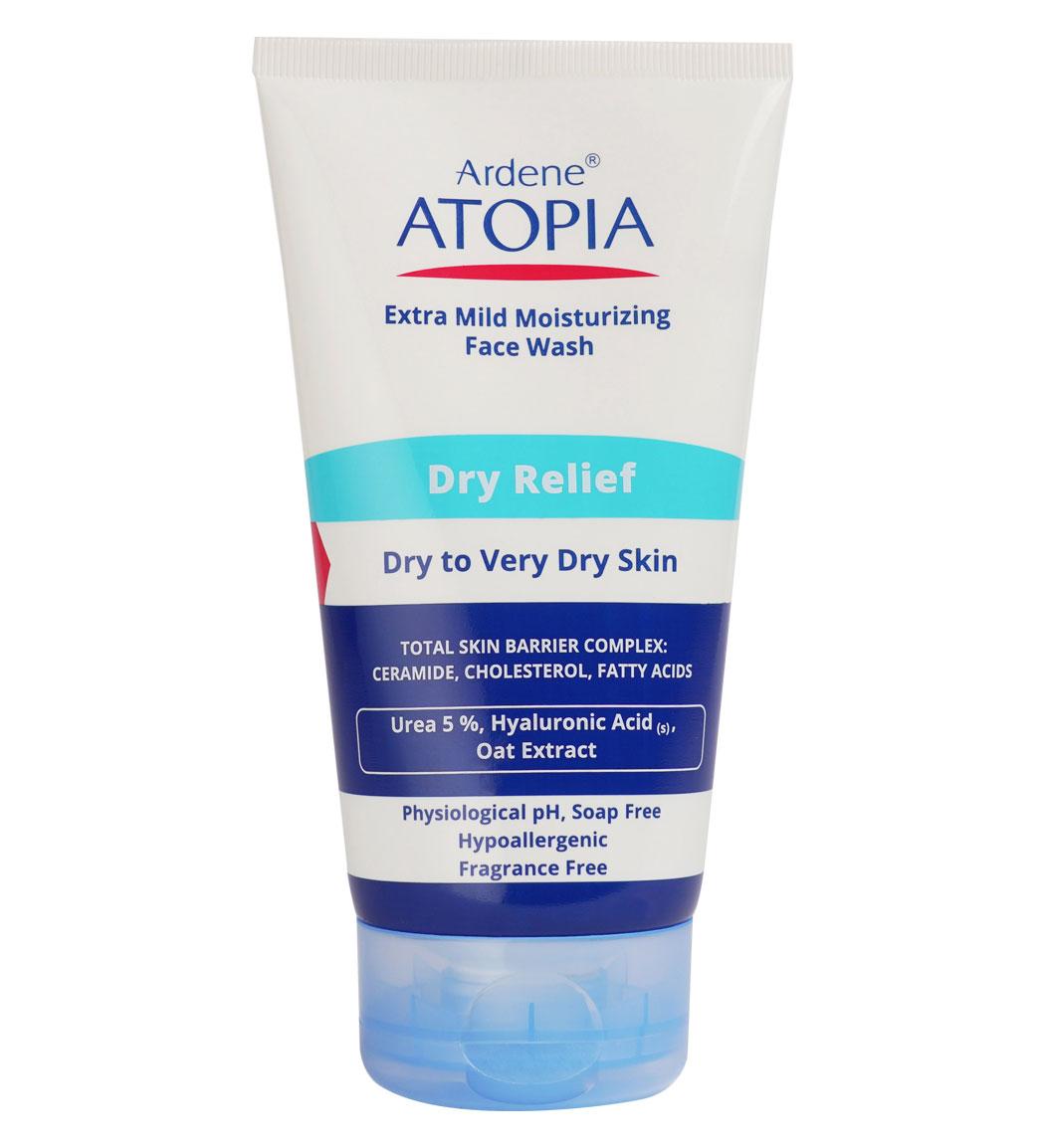 شوینده صورت مرطوب کننده اوره 5% مدل Dry Relief اتوپیا آردن