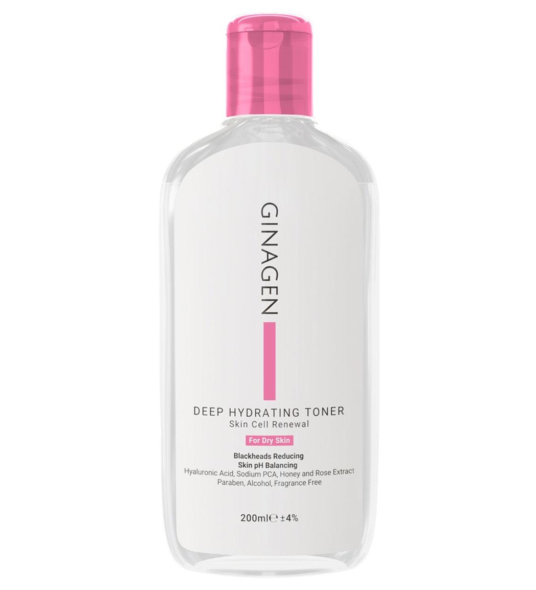 تونر مخصوص پوست خشک حجم 200 میلی لیتر ژیناژن