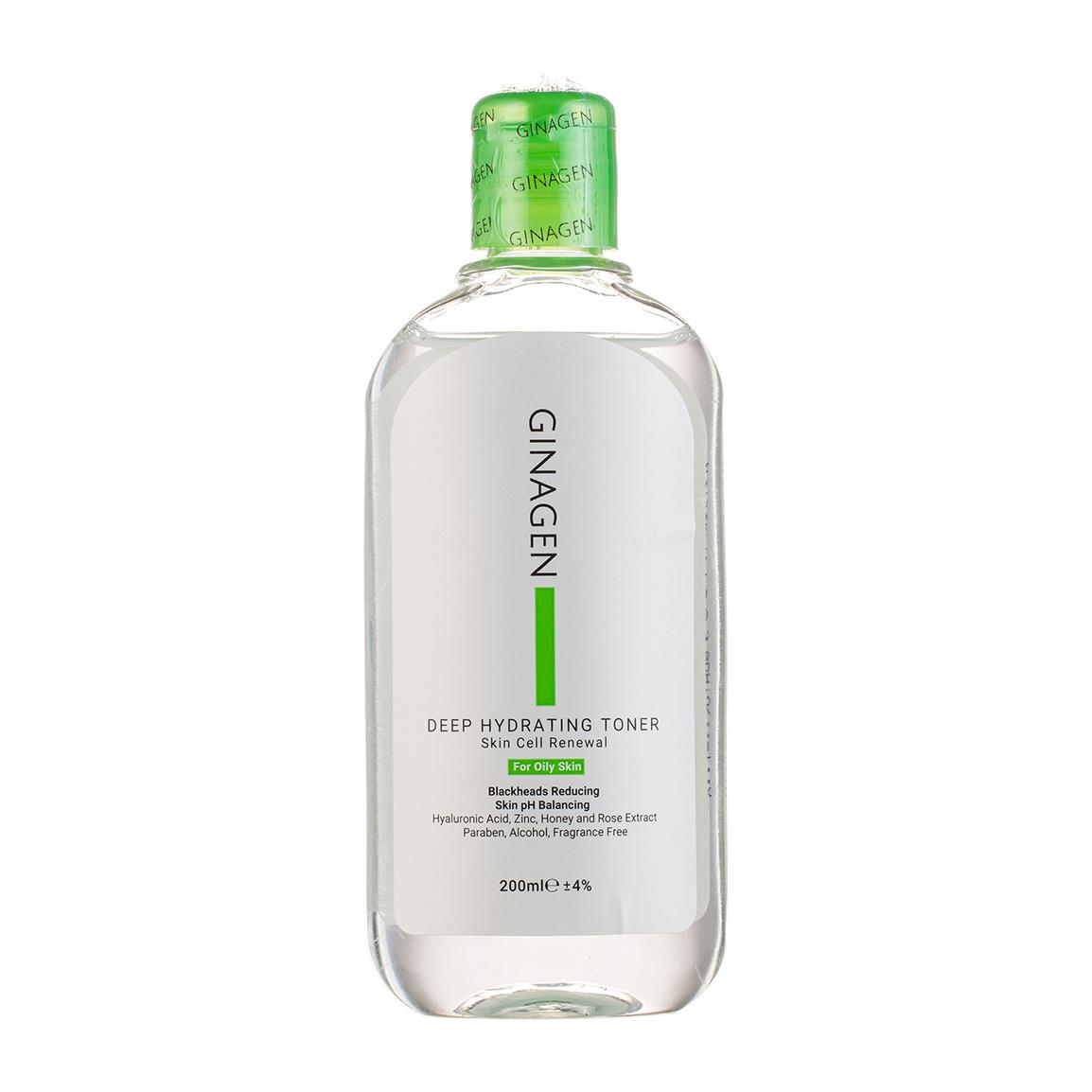 تونر مخصوص پوست چرب حجم 200 میلی لیتر ژیناژن